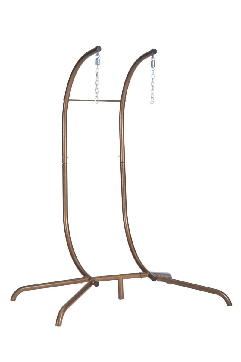 2 - Person Outdoor Hanging Egg Chair with Cushions – Light Gray - Hanging Chair