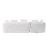 3 - Seater Boucle L - Shaped Sofa with Chaise – Beige - 