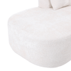 3 - Seater Boucle L - Shaped Sofa with Chaise – Beige - 