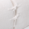 3 - Seater Boucle L - Shaped Sofa with Chaise – Beige - 