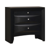 Briana 2 - Drawer Nightstand Black - Elegant & Durable Bedroom Accent - 