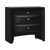 Briana 2 - Drawer Nightstand Black - Elegant & Durable Bedroom Accent - 