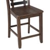 Counter Height 5 - piece Dining Table Set with Faux Marble Tabletop, Solid Wood Table Set with Storage Cabinet and Drawer, Dark walnut - AnelitySP000025AAD - 36079493