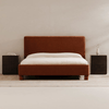 Denman Nightstand Dark Brown - Handcrafted Solid Mango Wood Side Table - 