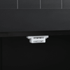 Farmhouse Kitchen Island Set with Drop Leaf, Storage & 2 Stools – Black & Rustic Brown - AnelityKitchen Island SetSH000234AAB - 36067572