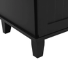 Farmhouse Kitchen Island Set with Drop Leaf, Storage & 2 Stools – Black & Rustic Brown - AnelityKitchen Island SetSH000234AAB - 36067572