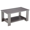 Gray Industrial Rectangular MDF Coffee Table - Coffee Table