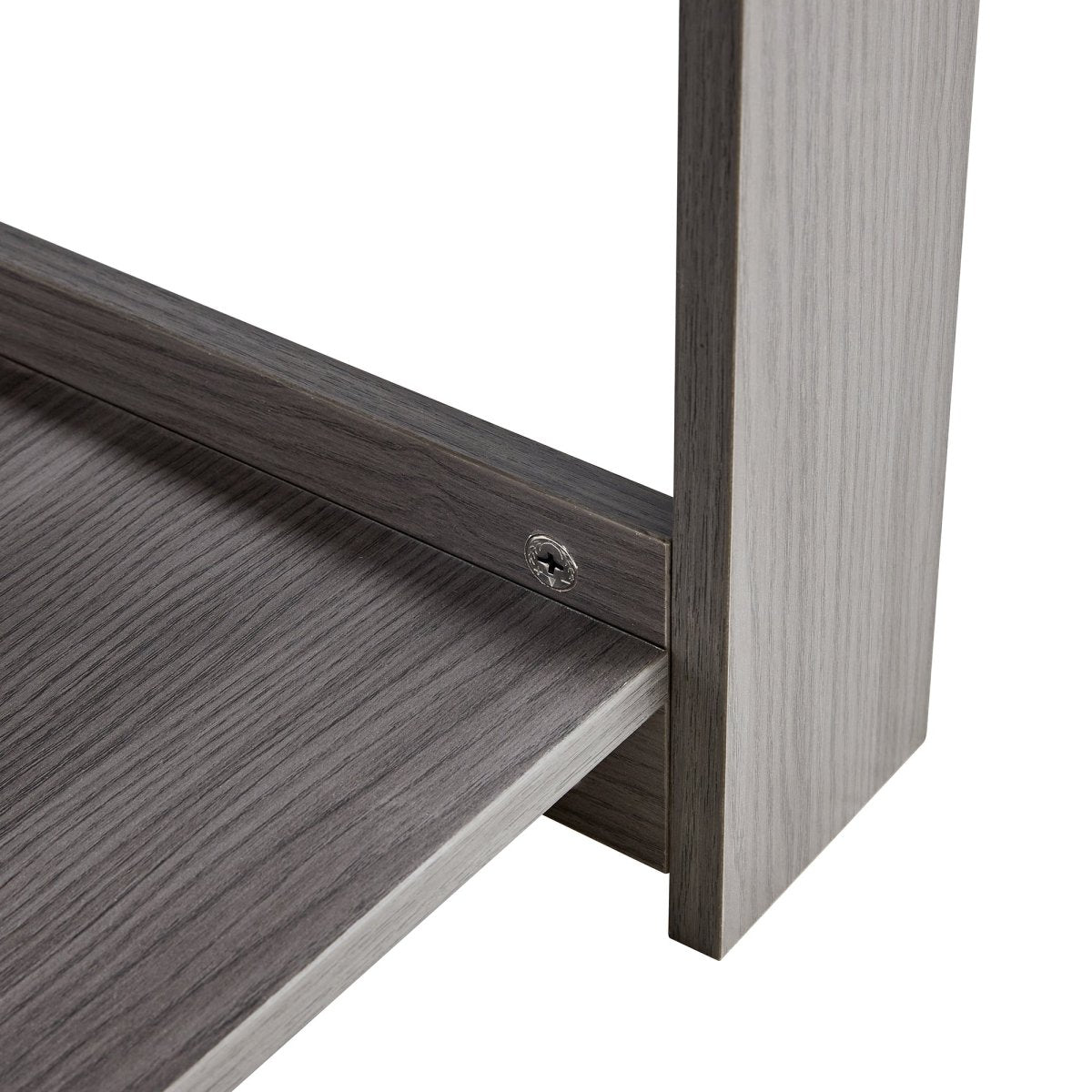 Gray Industrial Rectangular MDF Coffee Table - Coffee Table