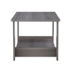 Gray Industrial Rectangular MDF Coffee Table - Coffee Table