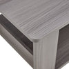 Gray Industrial Rectangular MDF Coffee Table - Coffee Table