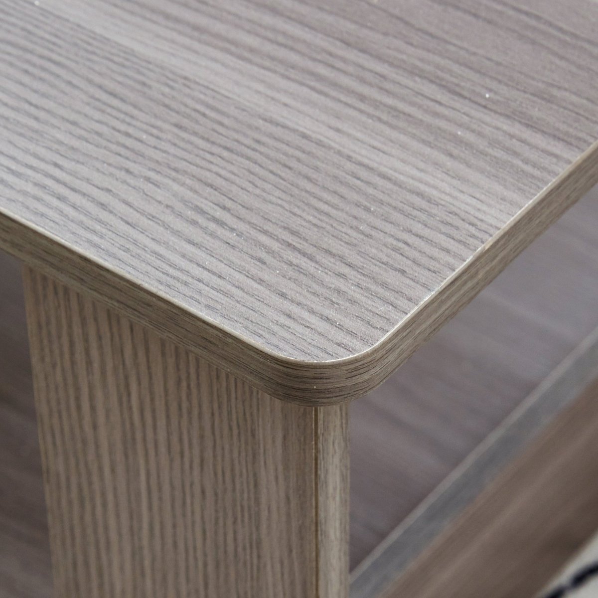 Gray Industrial Rectangular MDF Coffee Table - Coffee Table