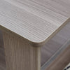 Gray Industrial Rectangular MDF Coffee Table - Coffee Table