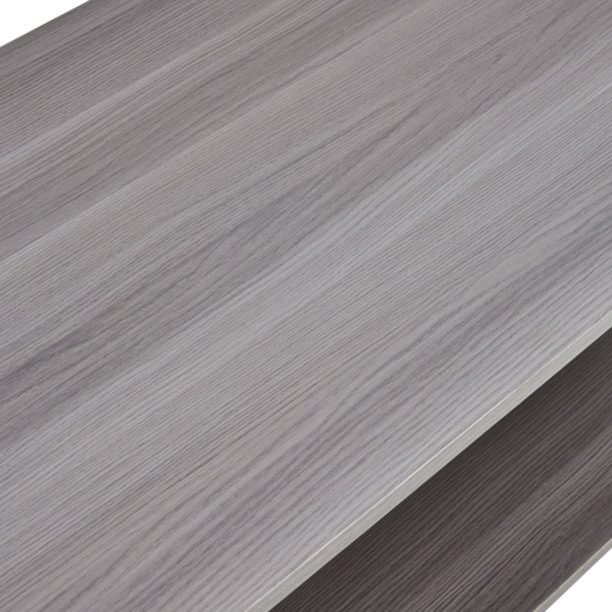 Gray Industrial Rectangular MDF Coffee Table - Coffee Table