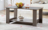 Gray Industrial Rectangular MDF Coffee Table - Coffee Table