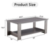 Gray Rectangular MDF Coffee Table – 43