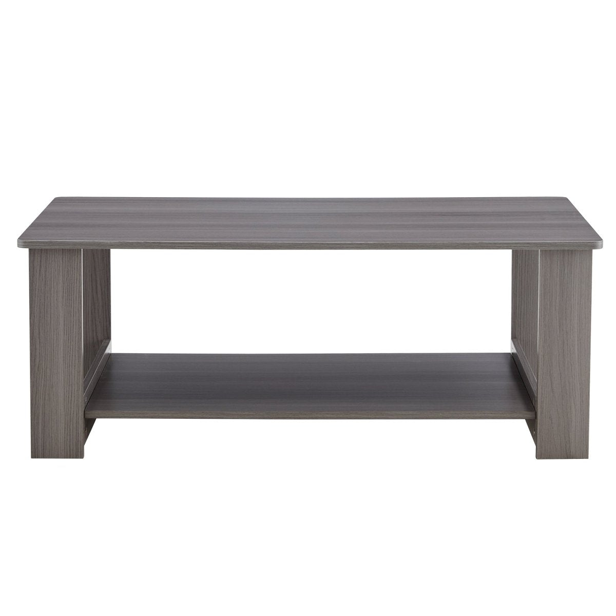 Gray Rectangular MDF Coffee Table – 43" - Coffee Table