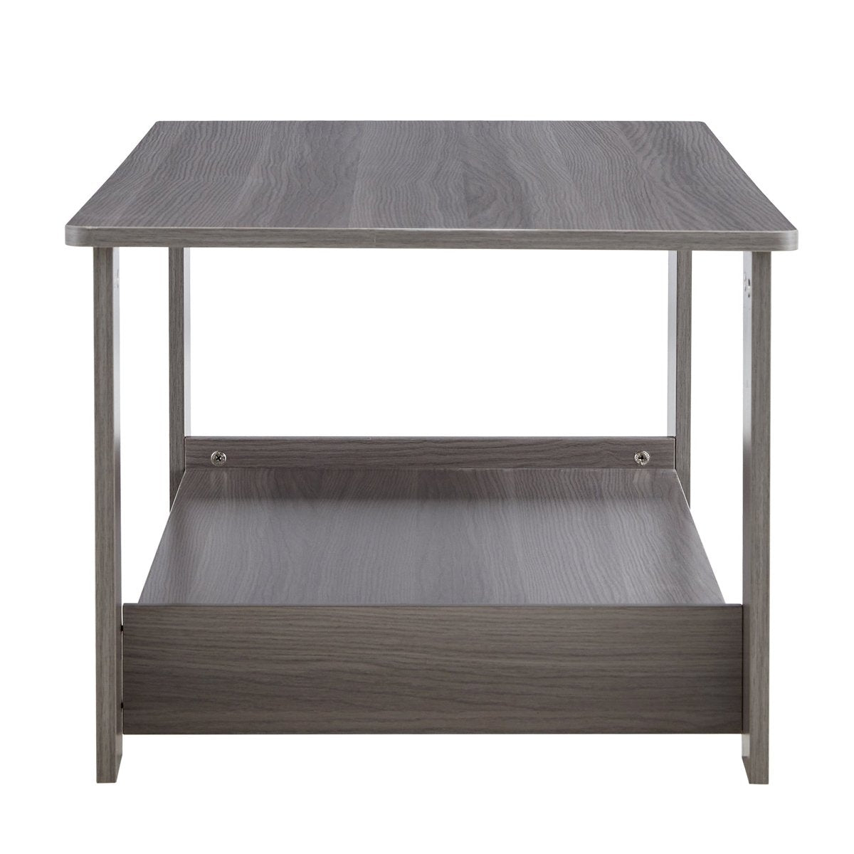 Gray Rectangular MDF Coffee Table – 43" - Coffee Table