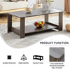 Gray Rectangular MDF Coffee Table – 43