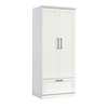 HomePlus Wardrobe Storage Cabinet with Adjustable Shelves and Garment Rod - Soft White Finish | Organize Your Home in Style - AnelityBG3339875 - 36154255042666040099