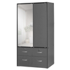 Modern Double Sliding Door Wardrobe with Mirror – Stylish and Durable Storage Solution | WPFurniture - AnelityBG3680031 - 36154193724994157976