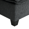 Modern Modular Cloud Sofa – 4 - Seat Sectional with USB & Cup Holder - 