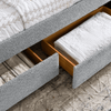 Queen Size Upholstered Tufted Daybed with Trundle & Storage Drawers – Grey Boucle Fabric - AnelityDaybed with TrundleW1413S00073 - 36061507