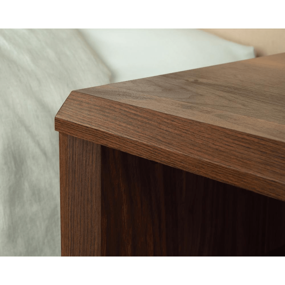 Stylish Willow Place Night Stand with Drawer in Grand Walnut Finish - 