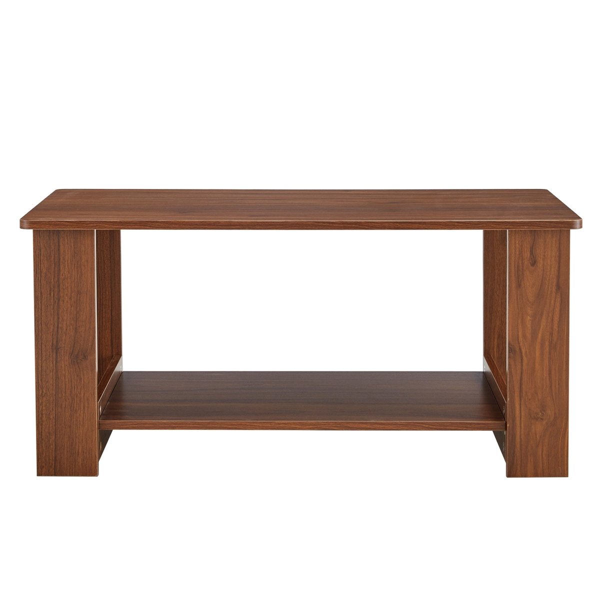 Walnut Rectangular MDF Coffee Table – 35" - Coffee Table