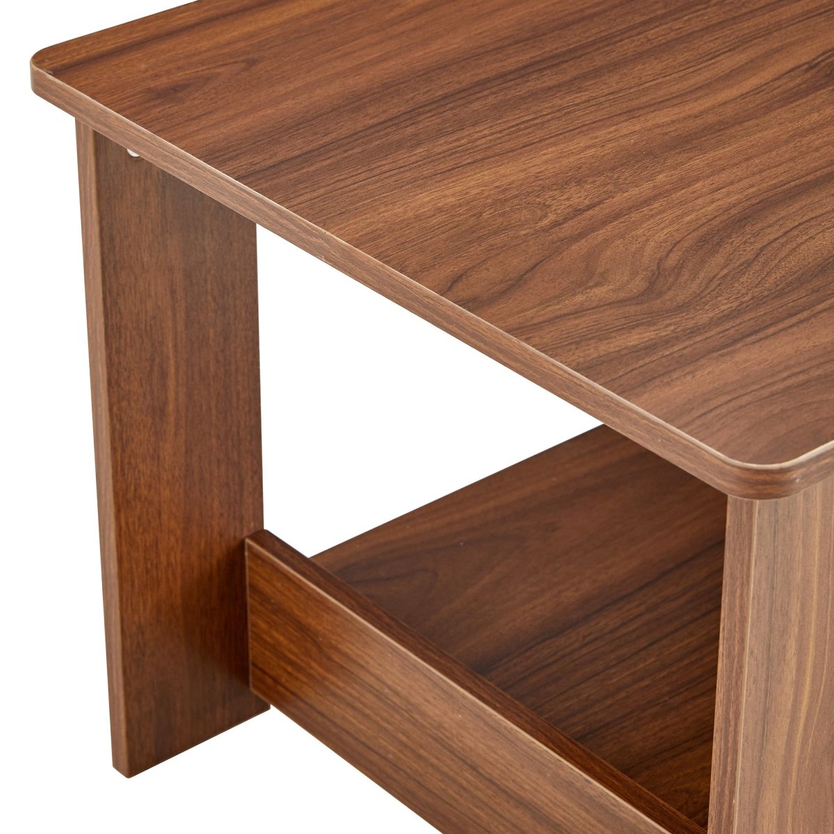 Walnut Rectangular MDF Coffee Table – 35" - Coffee Table