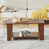 Walnut Rectangular MDF Coffee Table – 35