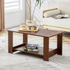 Walnut Rectangular MDF Coffee Table – 35